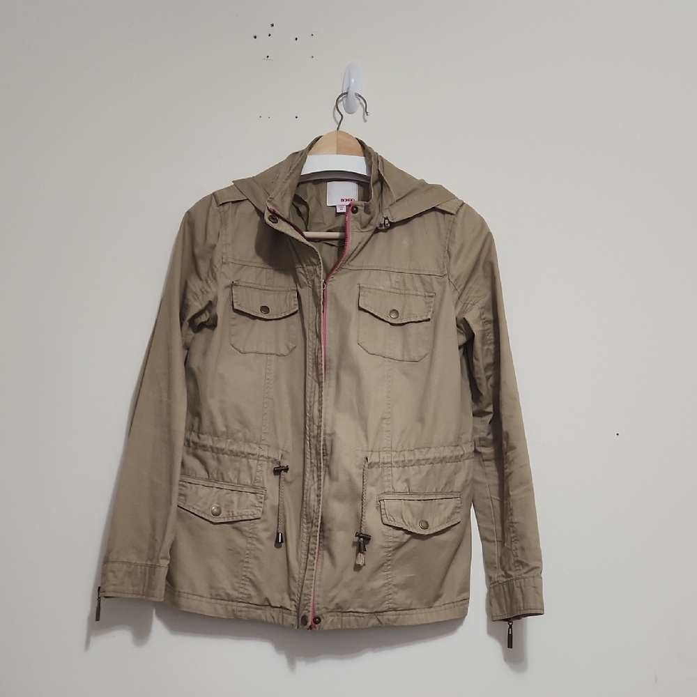 Tan Hooded Jacket